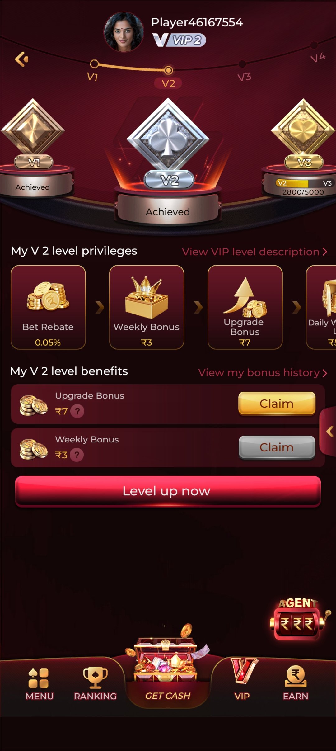 Full game catalogue browsing view in the IS7 app